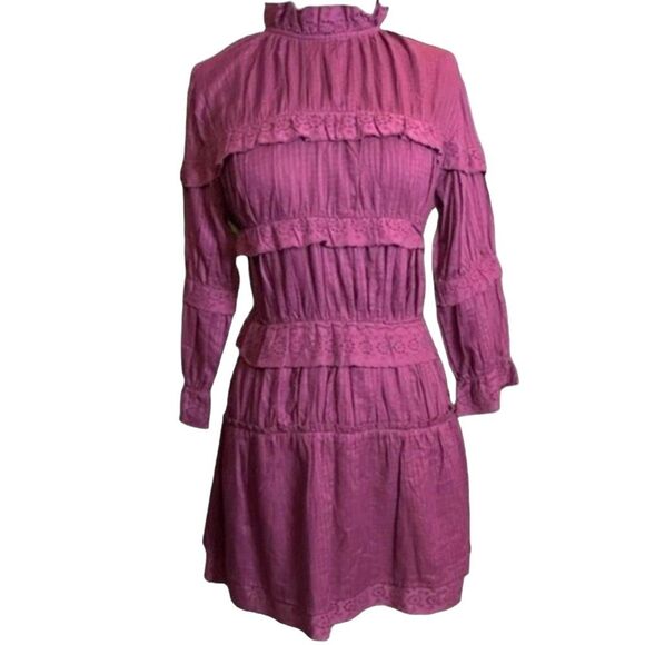 Chelsea & Violet Shadow Victorian Stripe Tiered Ruffle​ - Picture 2 of 10